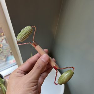 Jade Face Roller, Cold Massage, Natural Jade Stone