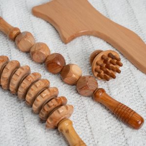 4pc Wooden Tool Kit for Body Sculpting